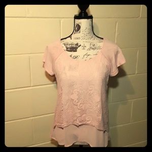 Light pink tunic sz medium